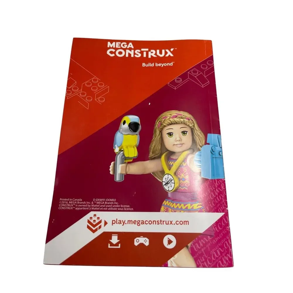 Mega Construx American Girl Instruction Book Manual Only Lea's Beach Hut DXW91